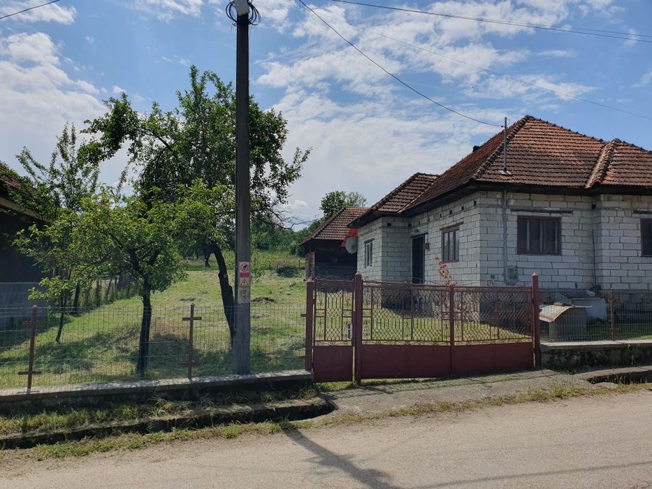 Vând casă cu grădină