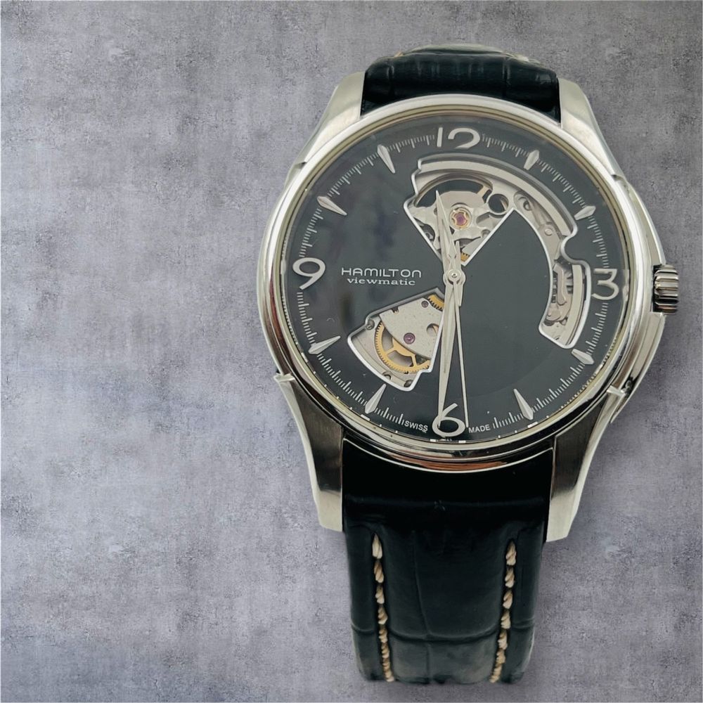 Hamilton Jazzmaster Open Heart мъжки часовник