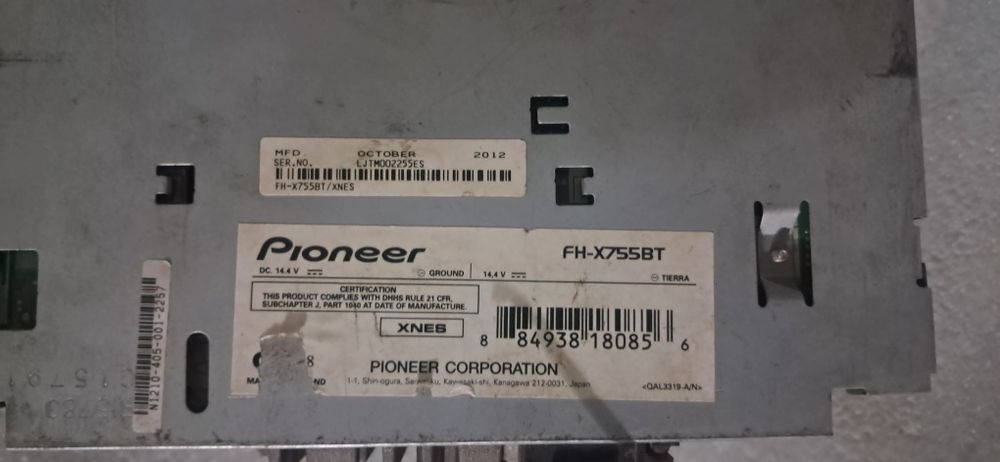 pioneer X755BT sotiladi