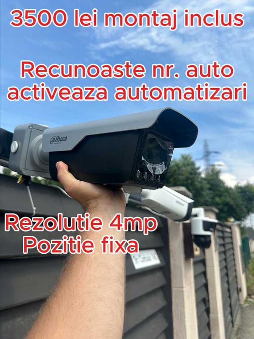 Sistem Camere supraveghere video 4k Dahua IP cu montaj Cluj Napoca