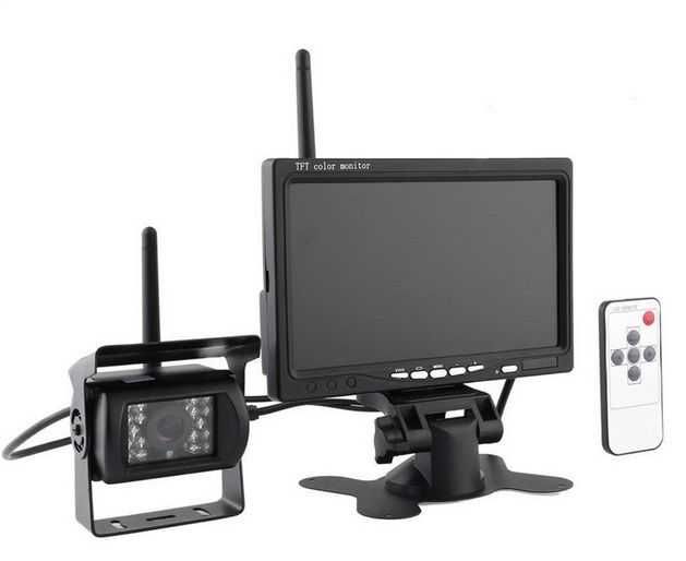 Kit marsarier wireless cu camera si display Camioane, Autocare,Bus-uri