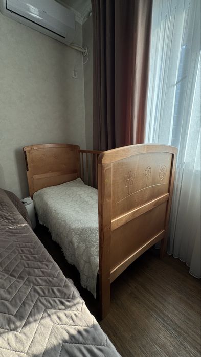 Детская кровать из березы