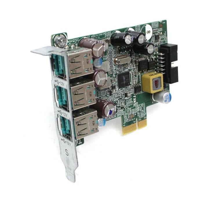 Adaptor USB + PWR PCI-E x 1 HP Engage L22185-001 3 Port Original HP)