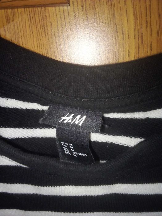 Bluză H&M Alb și Negru