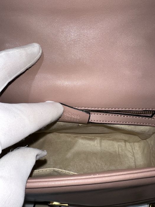 Geanta dama gucci marmont 26cm dusty pink