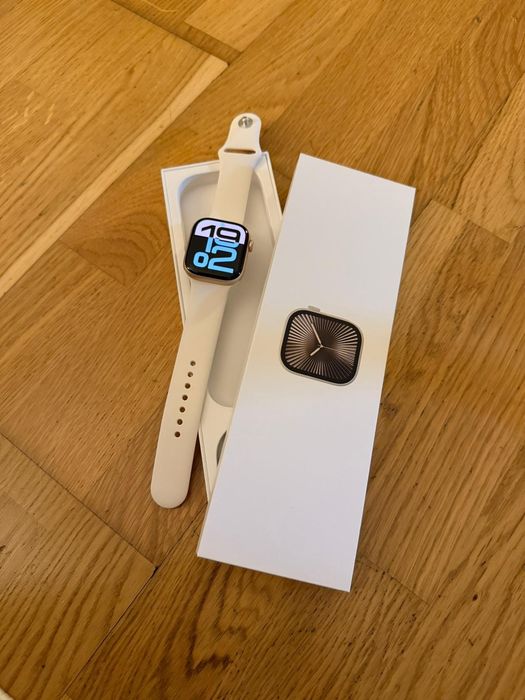 Apple watch 10 GPS Rose Gold - 3 ani garanție