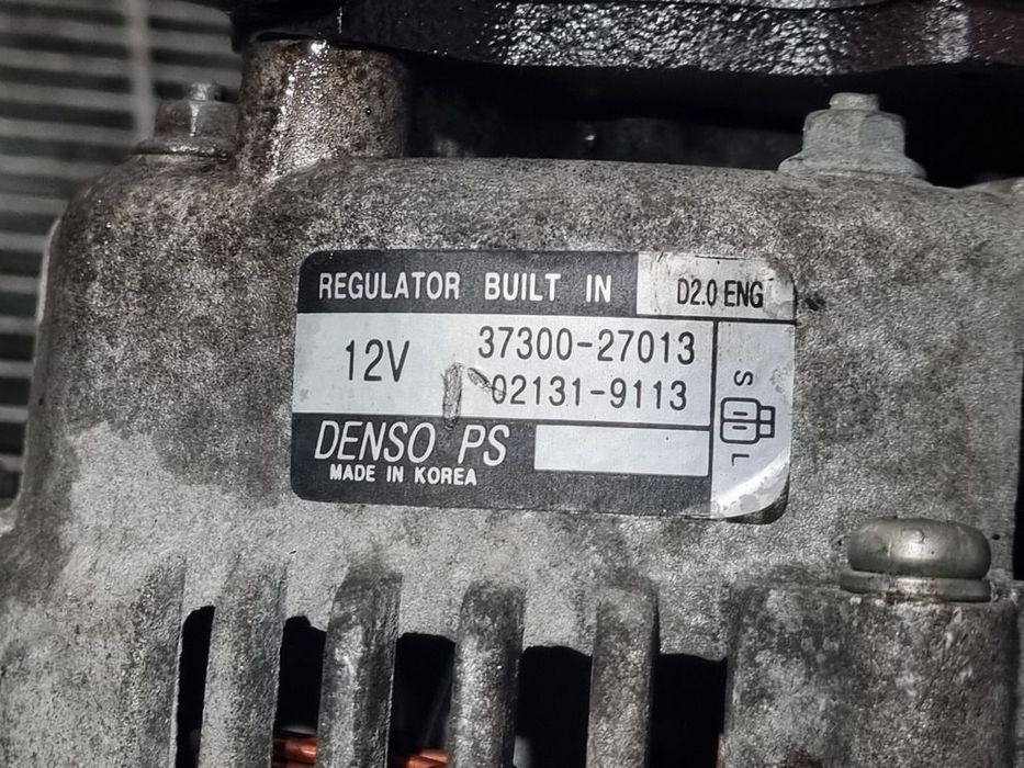 Alternator Hyundai Tucson 2.0 Diesel 2006 - 2010 140CP 1991CC D4EA Euro4 (1382) Diesel ...