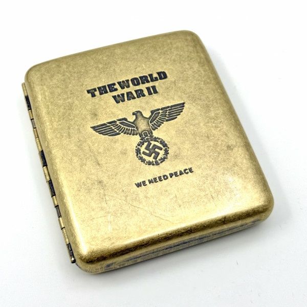 Табакера от месинг WWll за( 20бр-80мм)