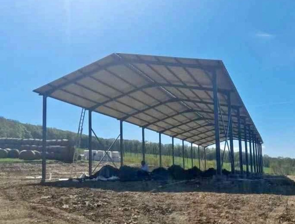 Vând ferme hale metalice