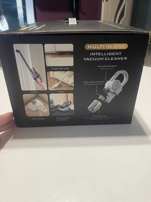 Безжична преносима прахосмукачка с голямо засмукване