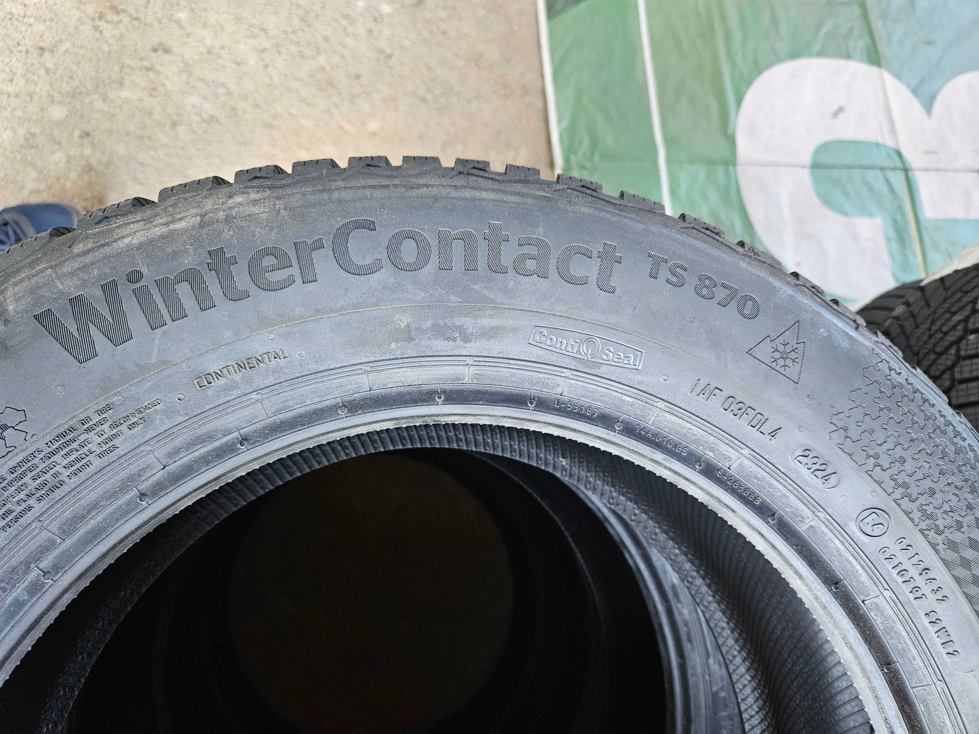 4 Нови зимни гуми 215/60R16 Continental WinterCont TS870 ContiSeal 95H