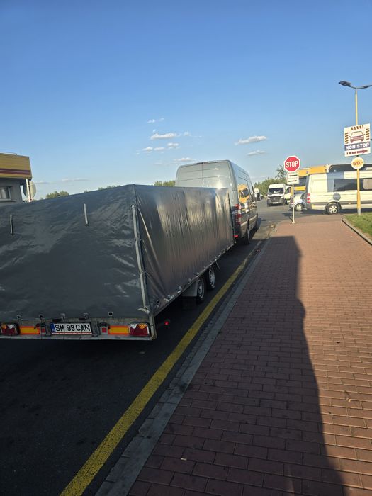 Remorca, trailer niewiadow 2,7t ,4,5m ,drept plin