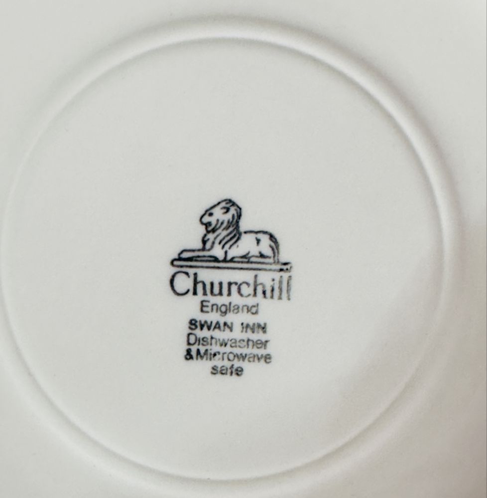Винтидж Английски чинии за основно Churchill