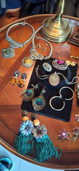 Gablonturi coliere, cercei, bratari, brose, bijuterii argint