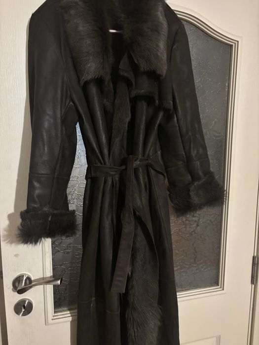 Balmain уникално палто кожа