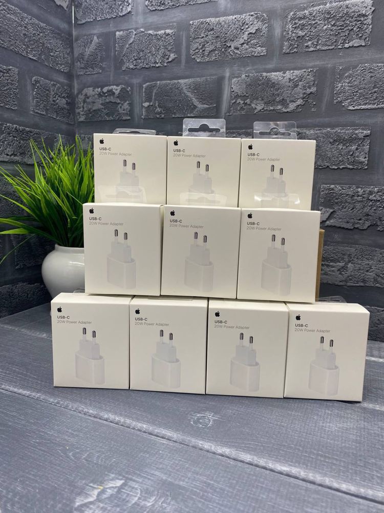Apple головка ОПТОМ / iPhone 20w адаптер / айфон адаптер питания