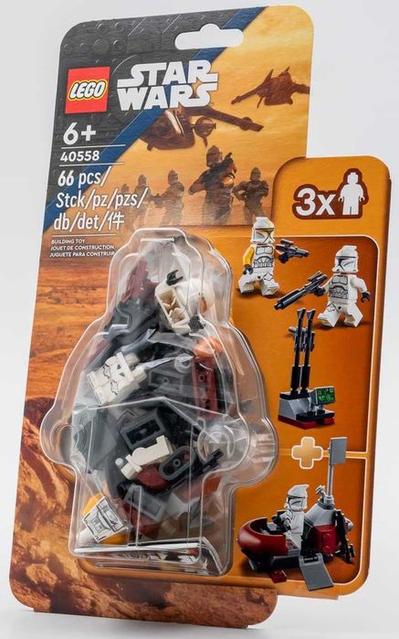 НОВО LEGO Star wars 40558 - Clone Trooper Command Station blister pack