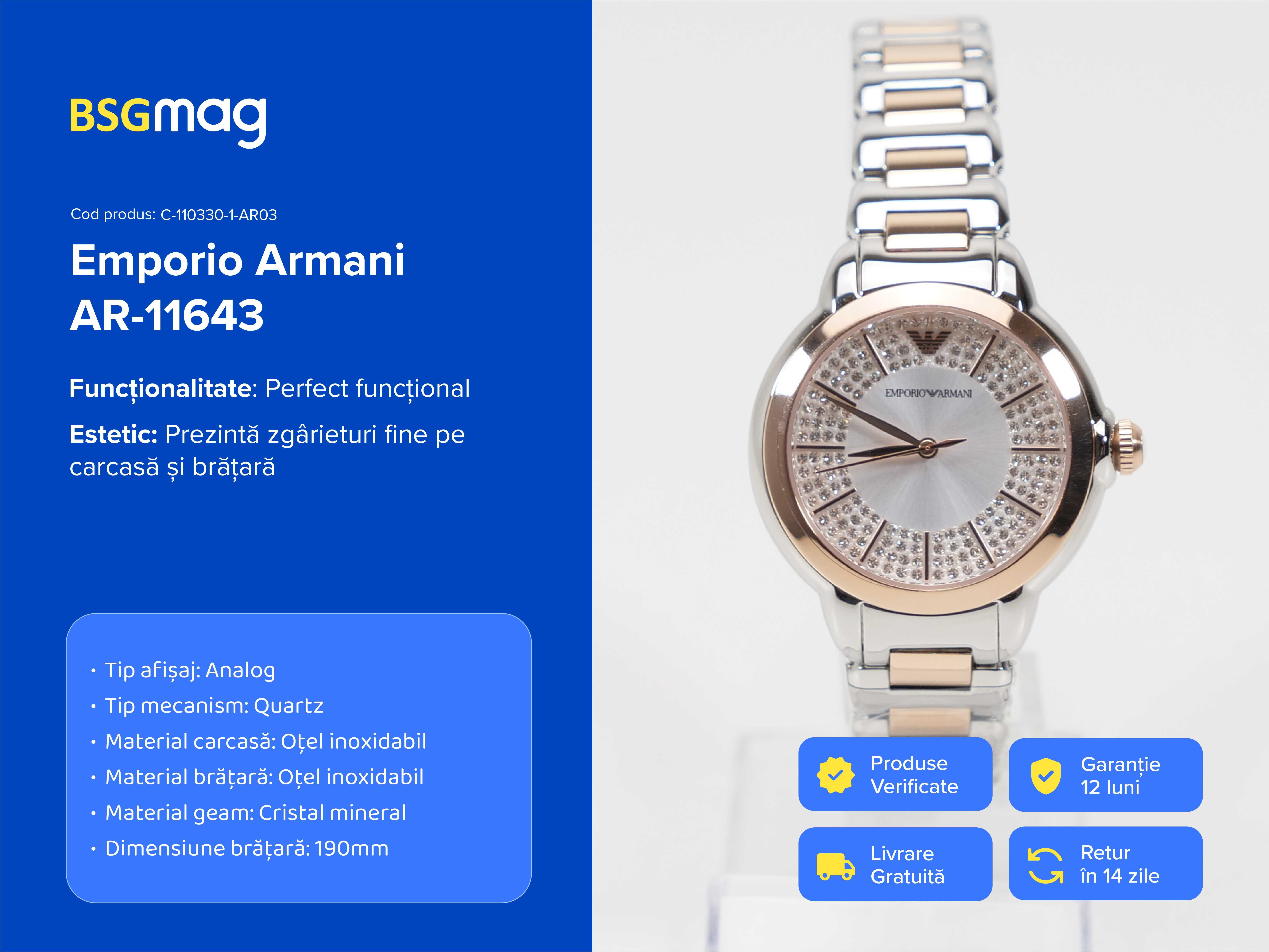 Ceas Emporio Armani AR-11643 - BSGmag