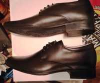 Нови мъжки обувки половинки от естествена кожа размер 42