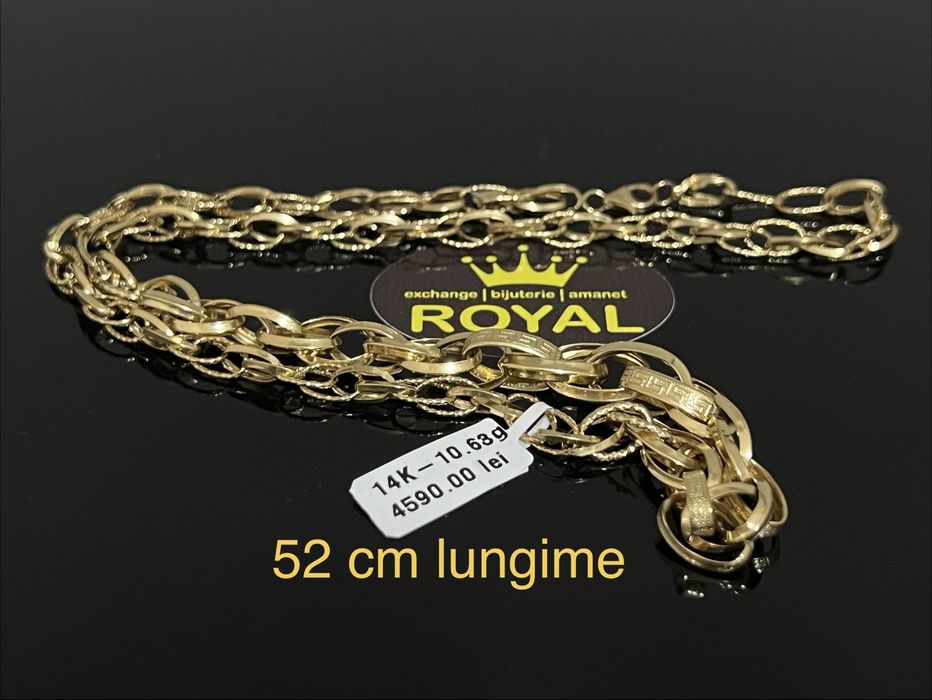Bijuteria Royal CB : Lant aur 14k 10,63 grame