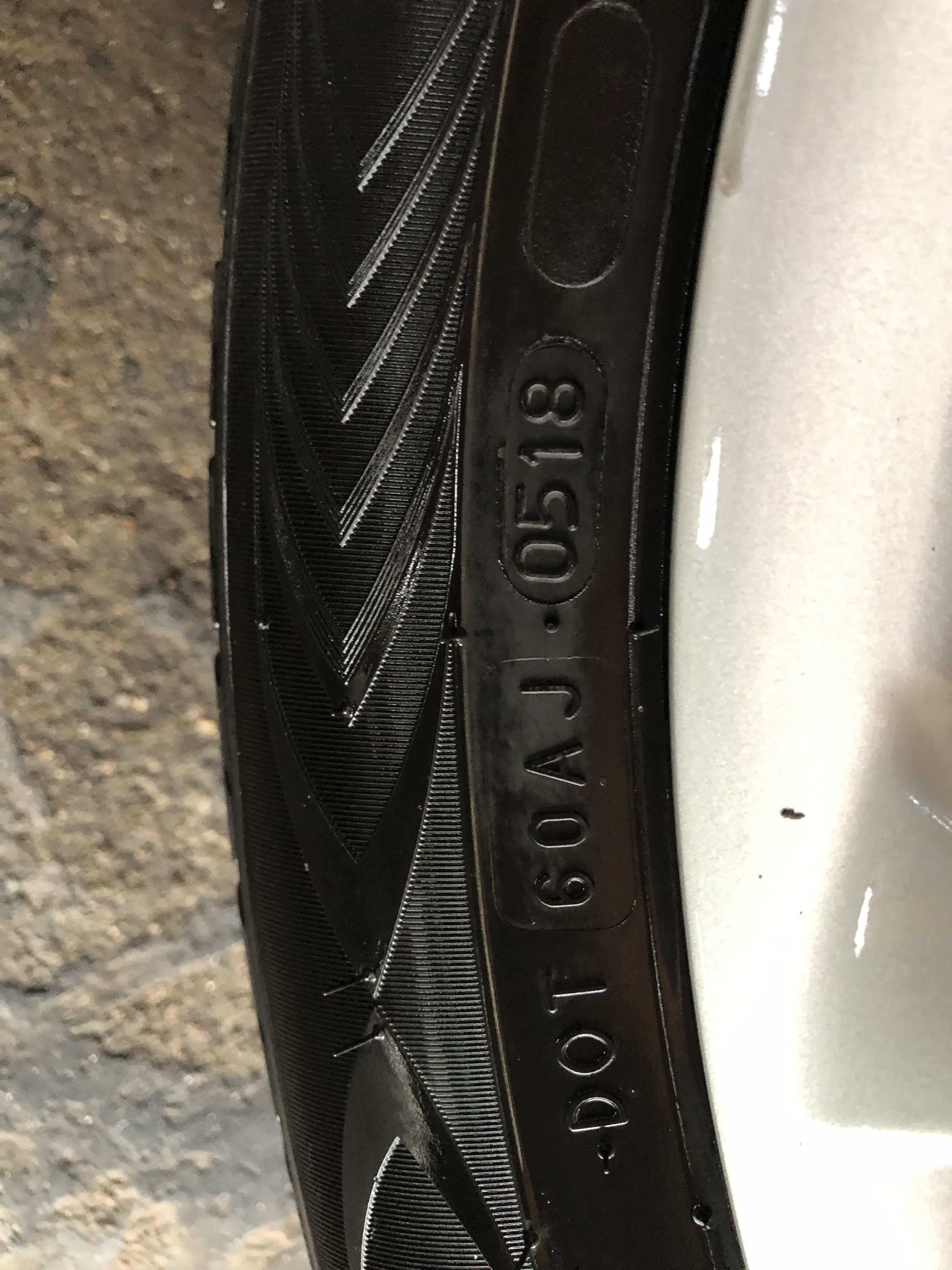 4 броя джанти за Mitsubishi с летни гуми 195/50/R16