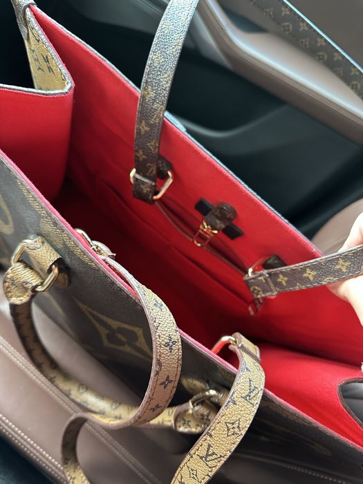 Чанта Louis Vuitton OnTheGo GM Monogram Reverse Giant Canvas