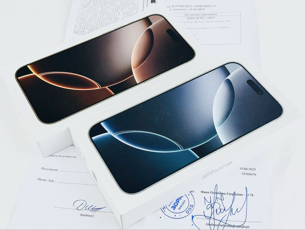 НОВ! iPhone 16 Pro Max 512GB Desert/White/Black/Natural 2г. Гаранция!