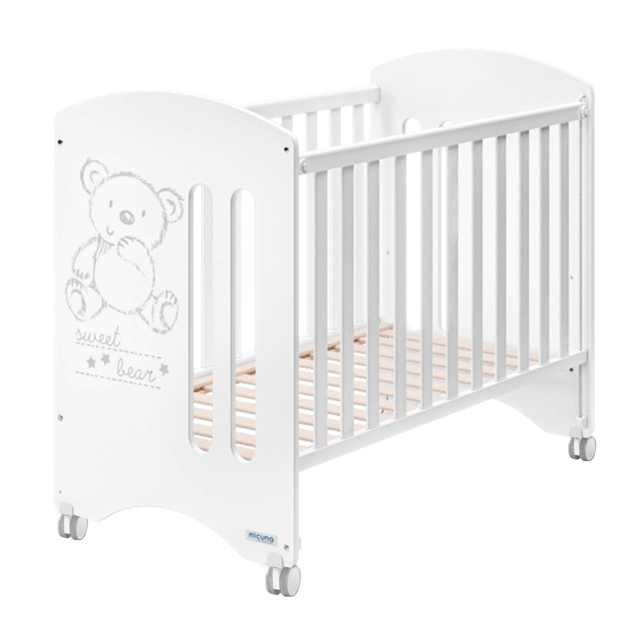 MICUNA Дървено детско легло Sweet Bear 60/120 см