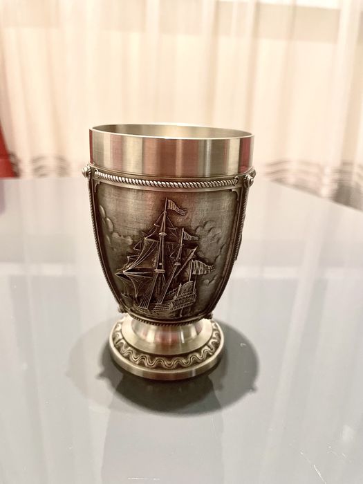 Винтидж немска калаена чаша