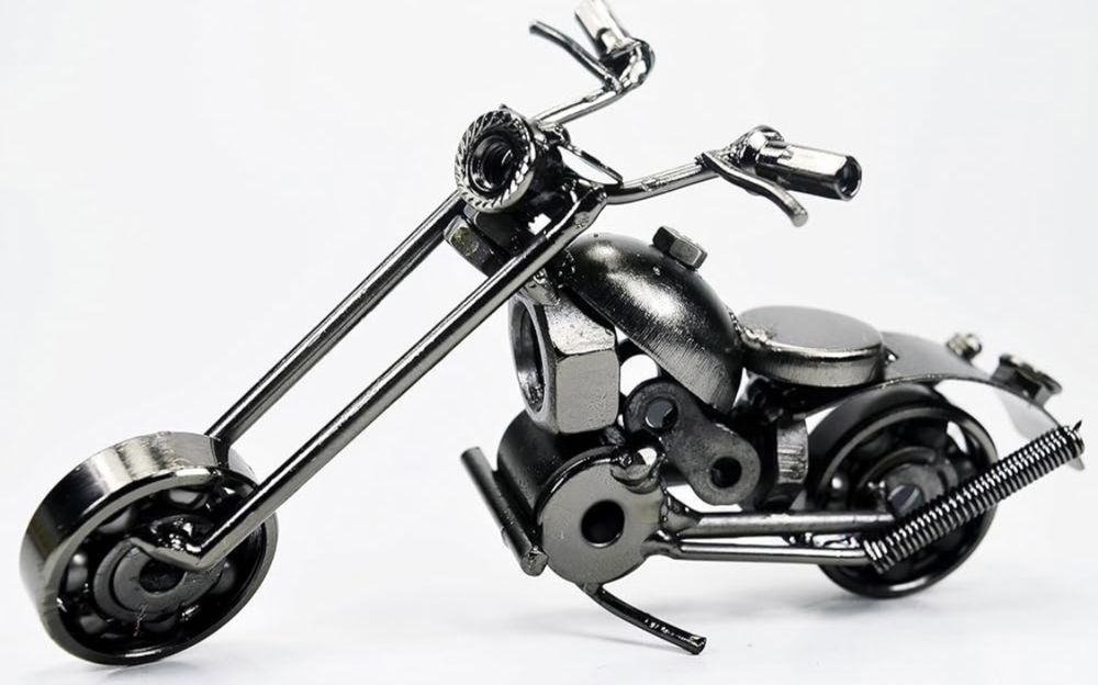 Harley Davidson ретро мотор атрактивен дизайн от метални части сувенир