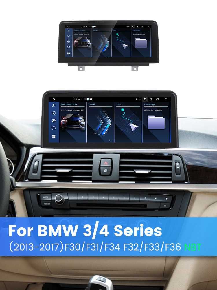 Navigatie BMW Seria 4 F32 F33 F36 F82 Android 13 Carplay Sim + Camera