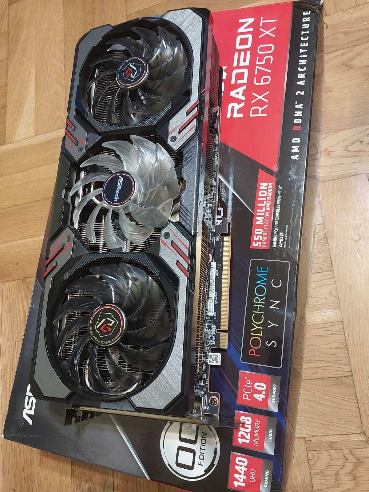ASRock RX 6750 XT 12GB Phantom Gaming