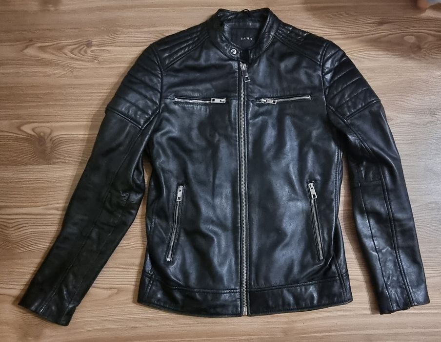 Geaca de piele Zara