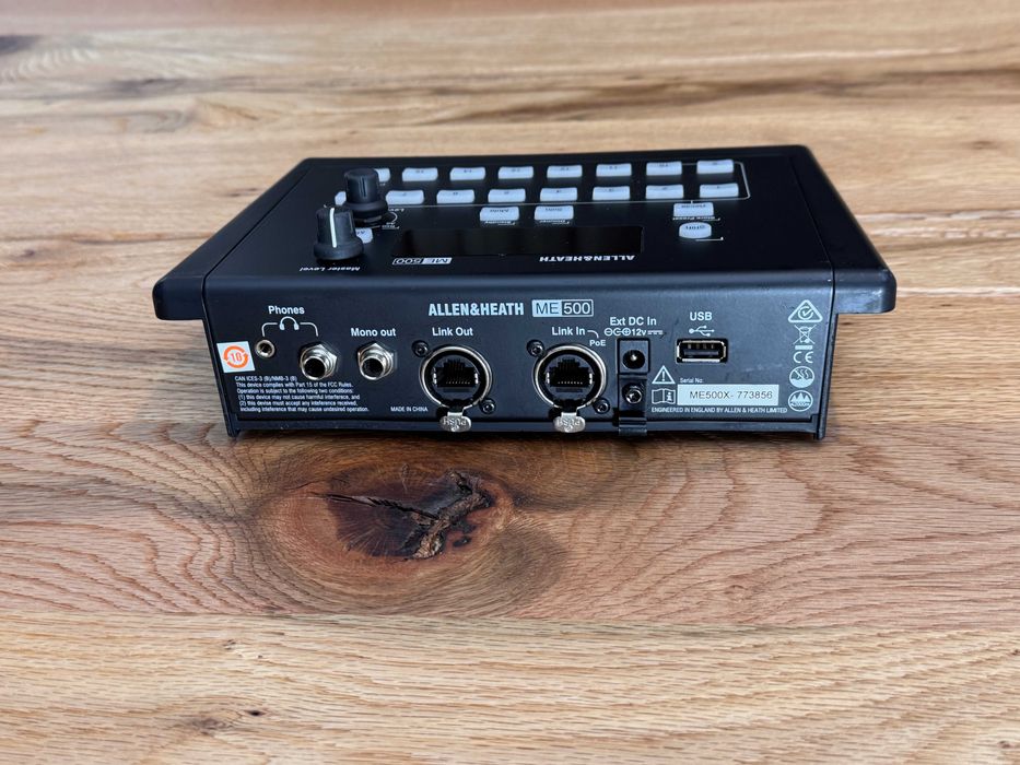 Allen Heath ME 500 personal mixer IEM, in ear casti