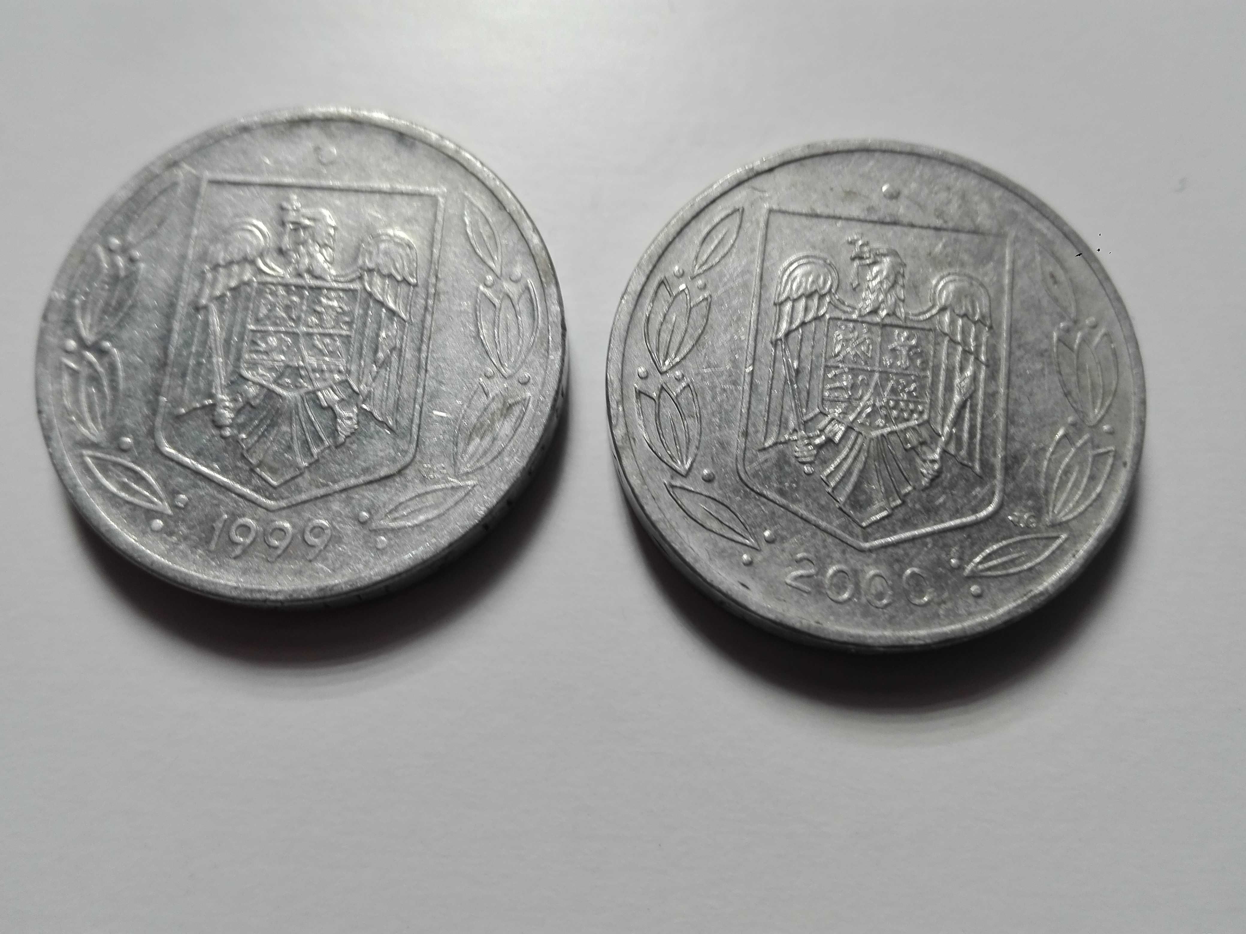 Monede rare de colectie 500 lei anii 1999 si 2000