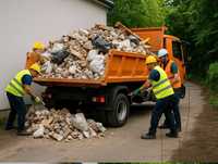 Efectuam servicii complete de transport moloz