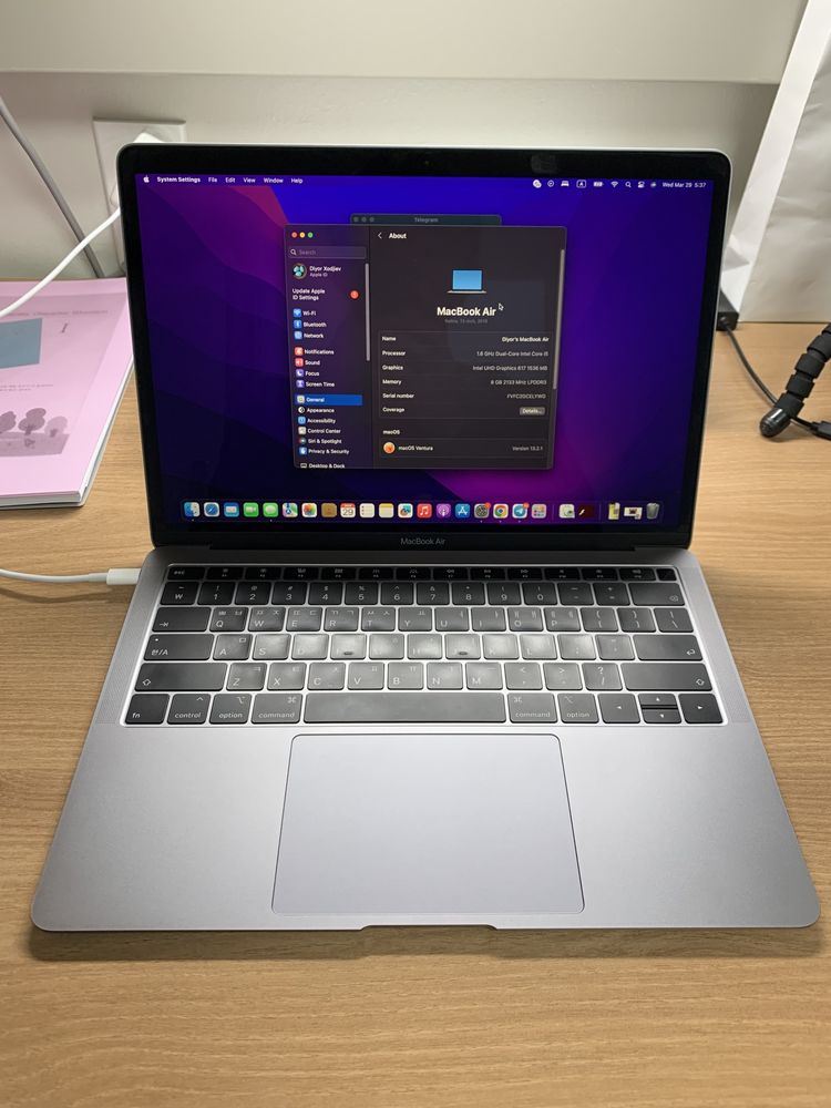 MacBook Air 2019 Space Grey