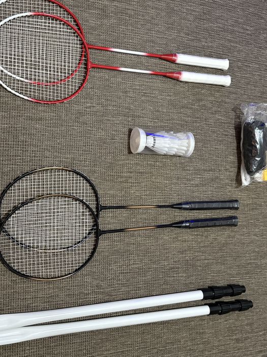 Set BADMINTON cu FILEU 4 jucatori