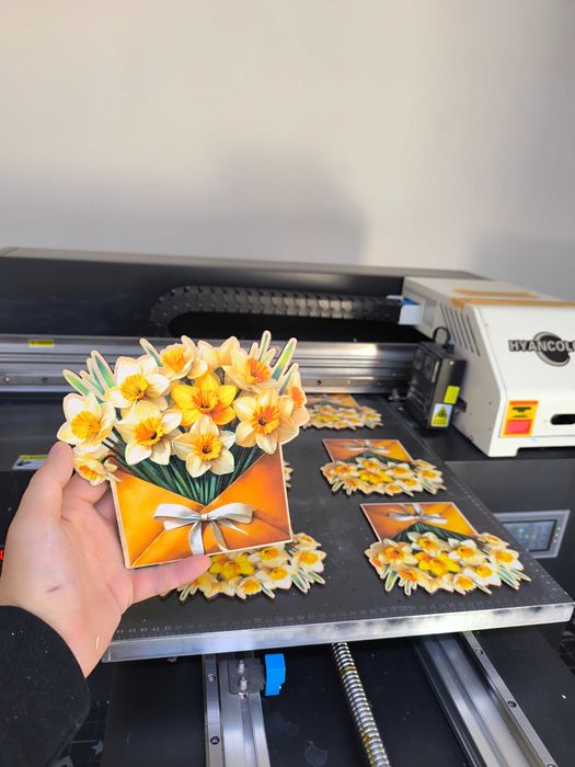 НОВ UV принтер голям ТОП Цена/ A2 45 на 70см