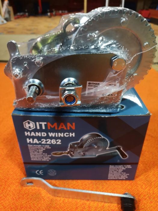 Troliu Manual 2500 kg 10 metri cablu.