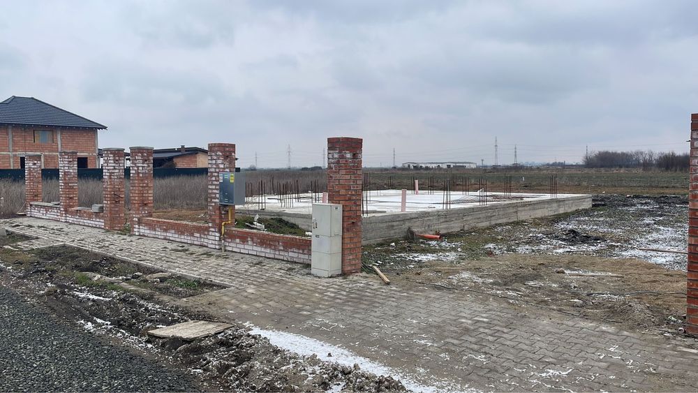 Teren de vânzare în Săcălaz cu autorizație de construcție și utilități