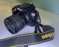 Nikon 3500 + сумка + флэшка + оригинальное зарядное