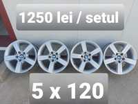 Set jante aluminiu r17 / originale Bmw / 5x120 / ET 34