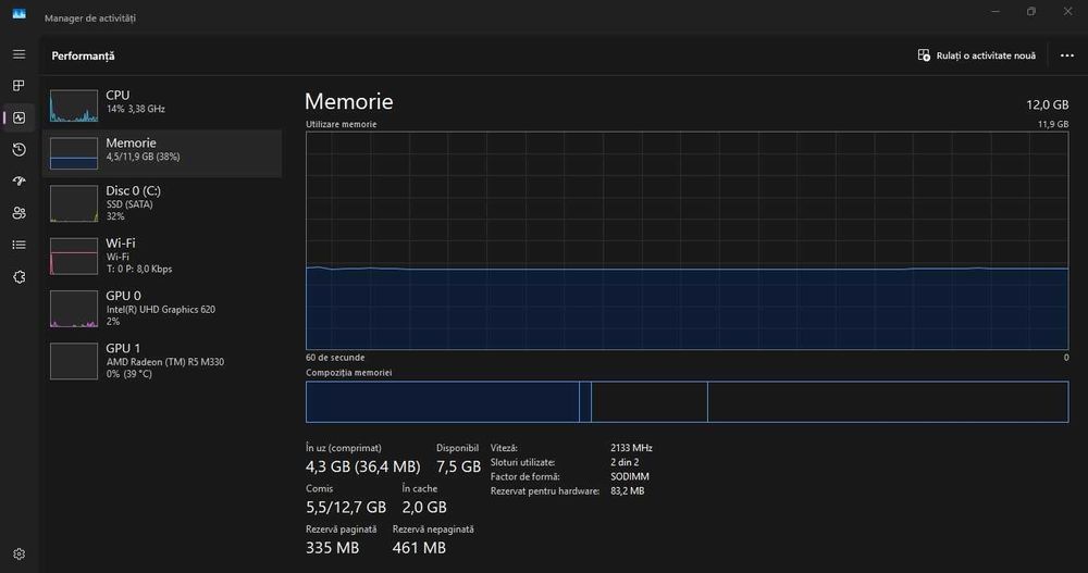 Laptop HP 15-bs1xx - i5 / 12GB RAM / SSD / Windows 11 PRO