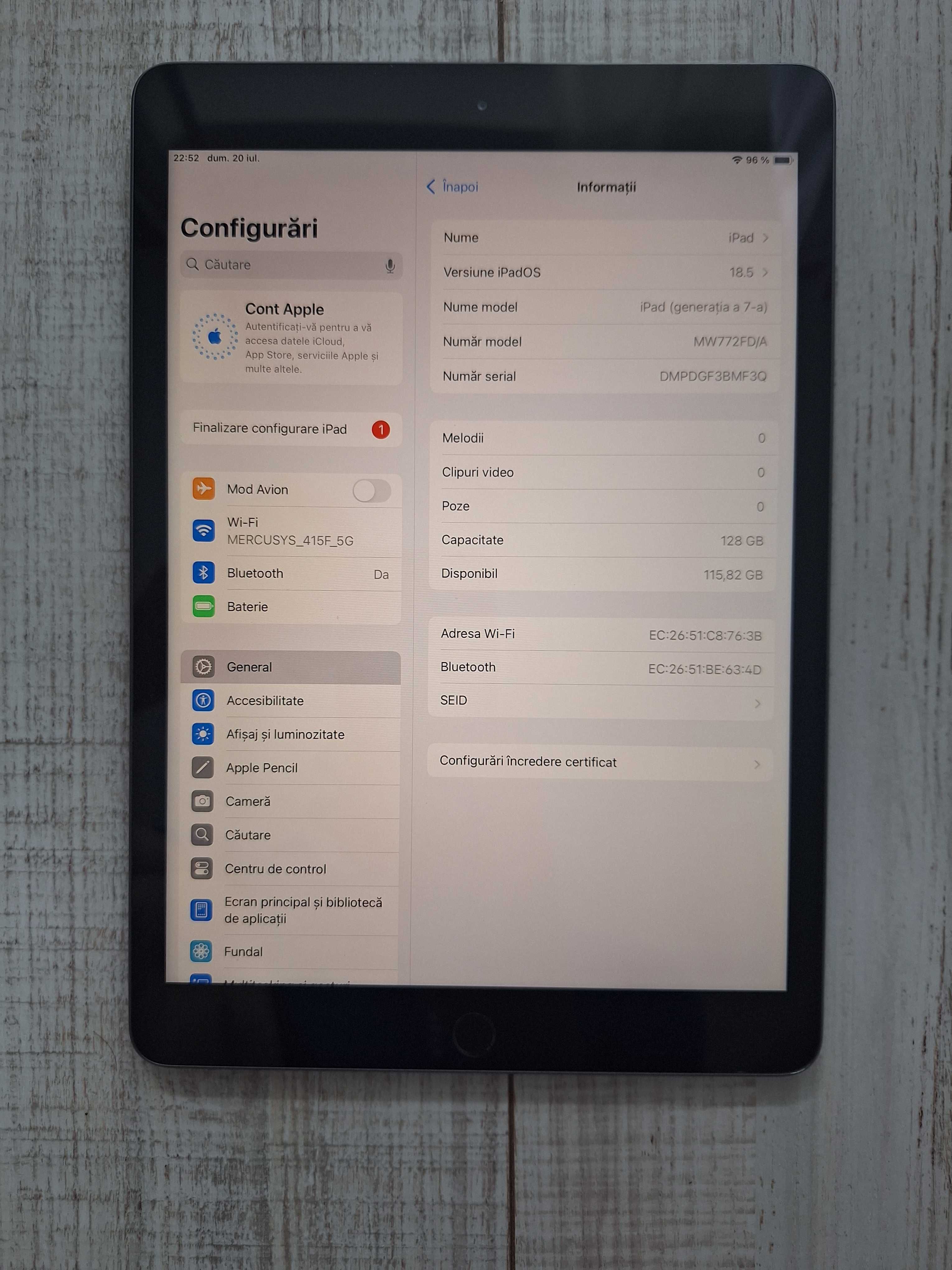 Tableta Apple iPad 7 128 GB