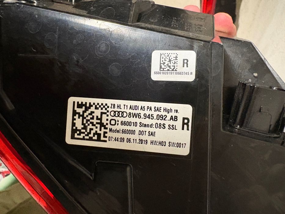 Мигачи и стопове facelift за Ауди А5/S5 2019/2021