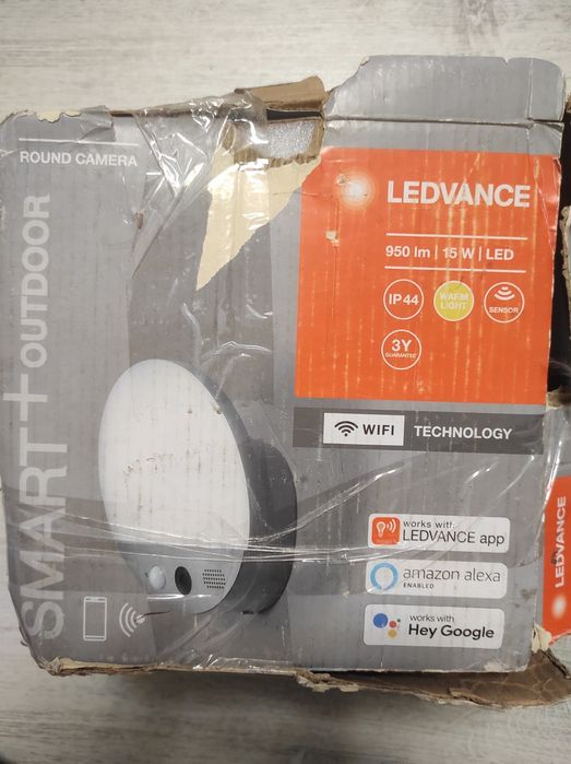 Ledvance - Aplica LED de exterior cu senzor și cameră SMART+ LED/15W/2