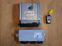 Kit set pornire BMW X5 X6 E70+LCI E71 calculator motor unitate CAS 4 cheie originala