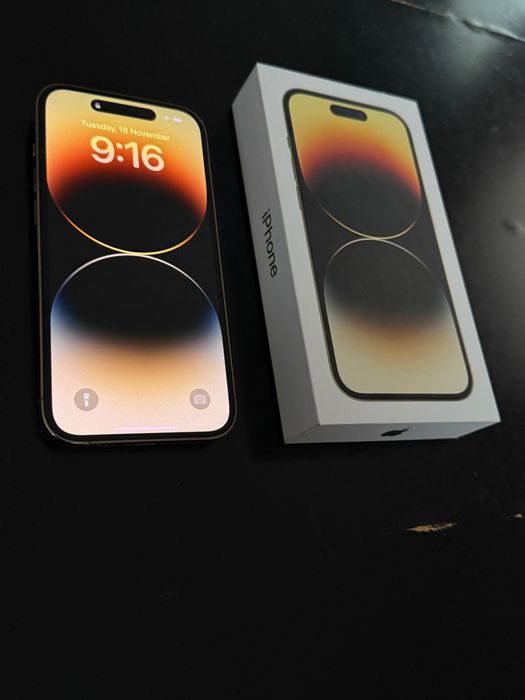 Iphone 14 Pro Gold 256GB  80% Батерия