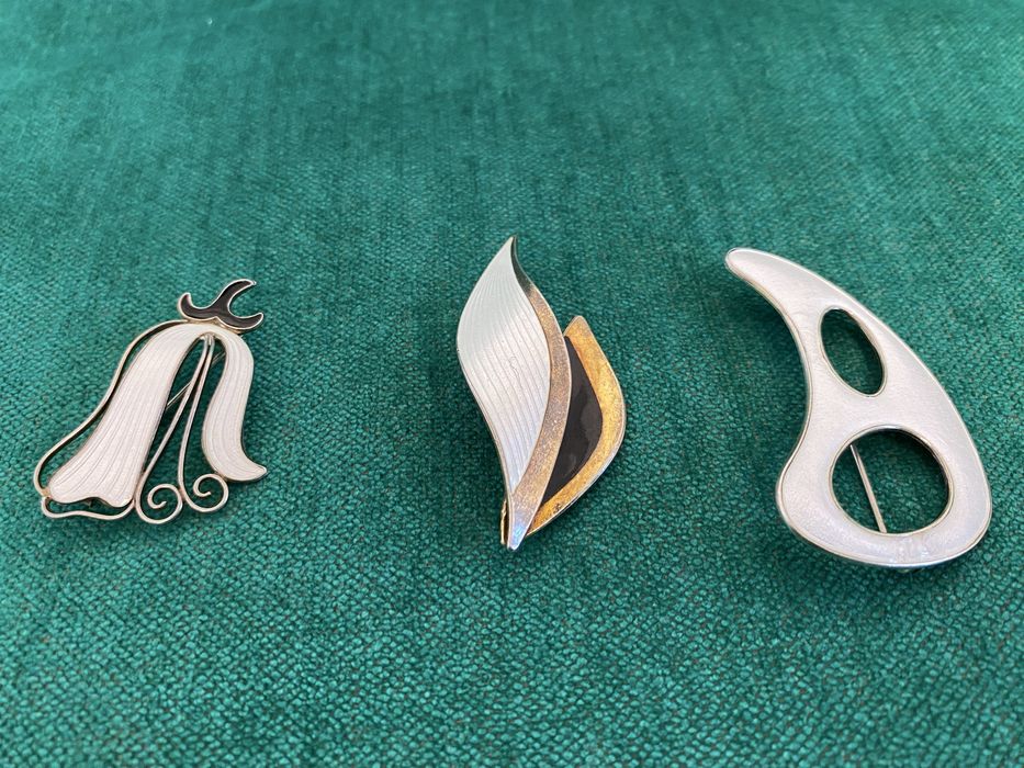 Brose argint 925 sterling Made in Norway